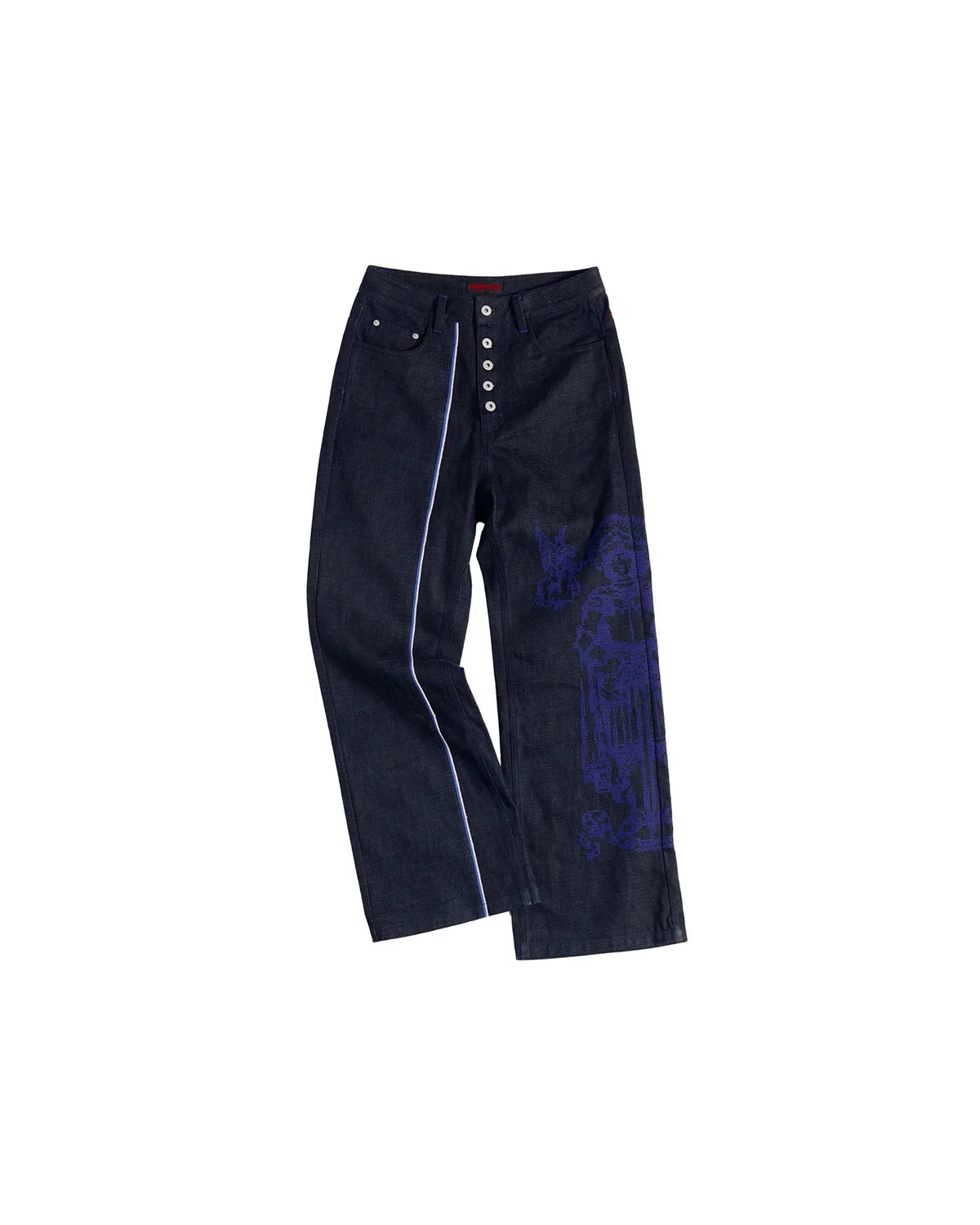 EMO Blue Selvedge Raw Denim Jeans
