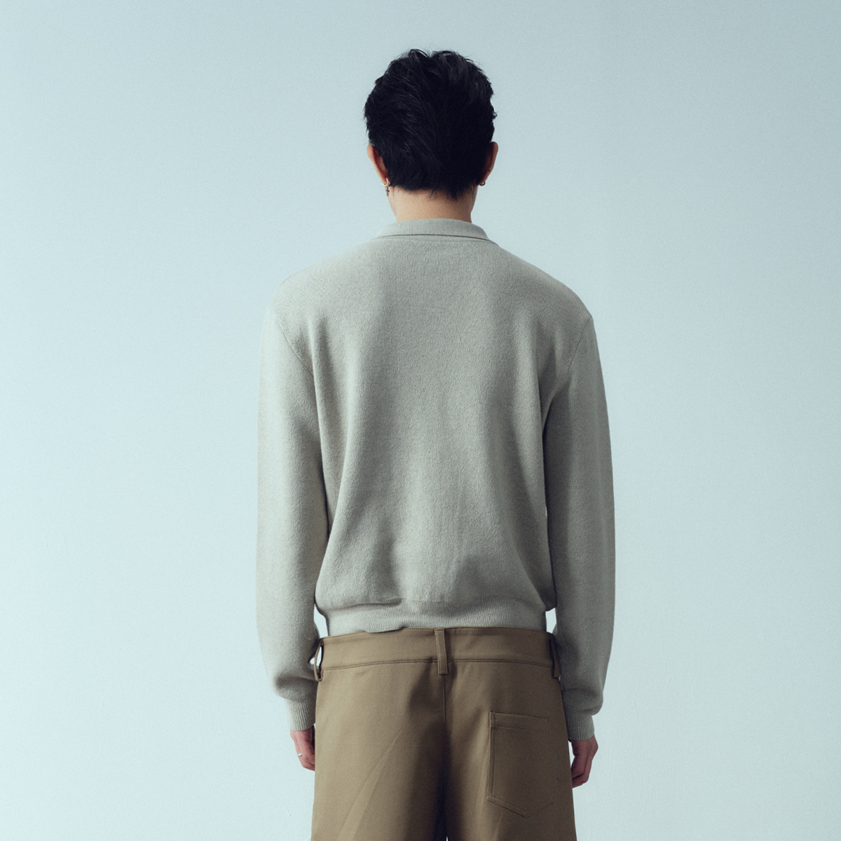KADAKADA Tie-Jacquard Wool-Blend Sweater
