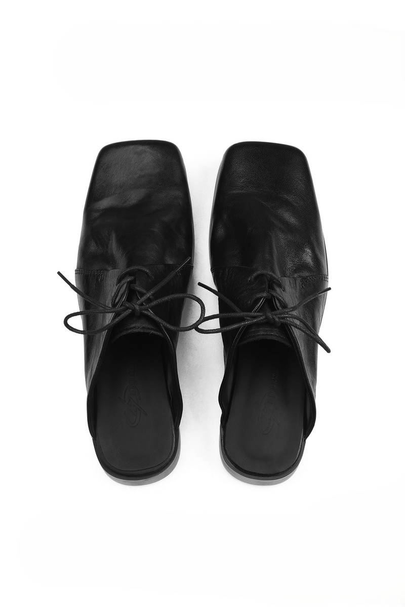 Lace Up Mule Sandals