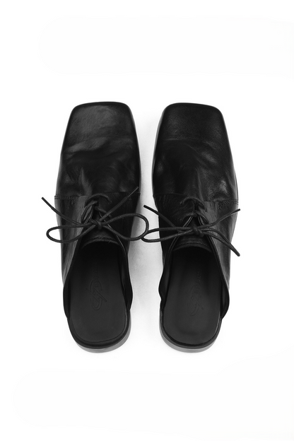 Lace Up Mule Sandals