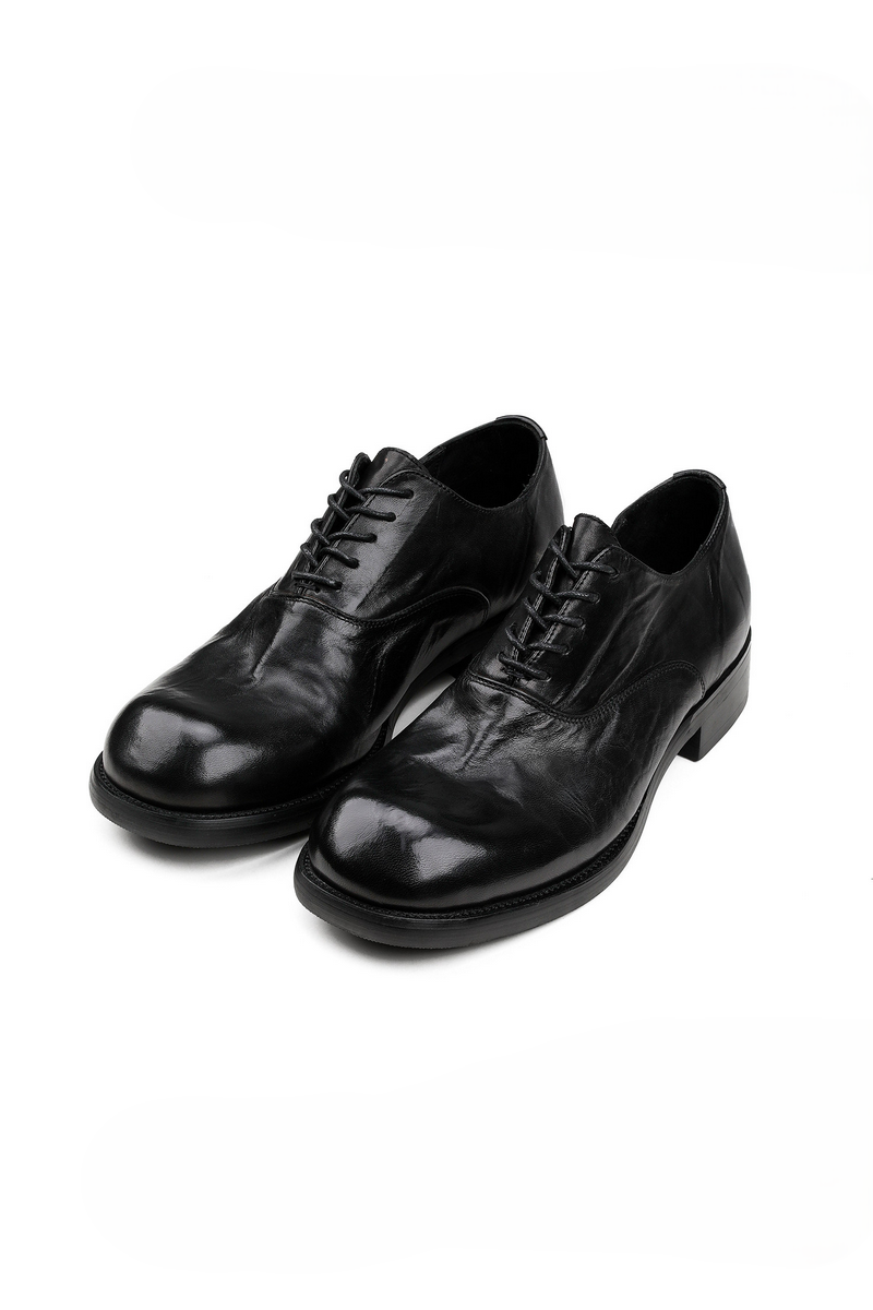 Washed Horsehide Derby Shoes