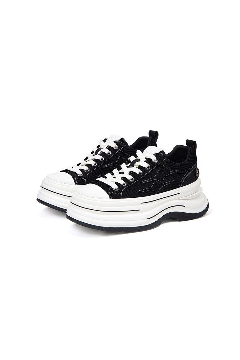 Chunky Canvas Platform Sneakers