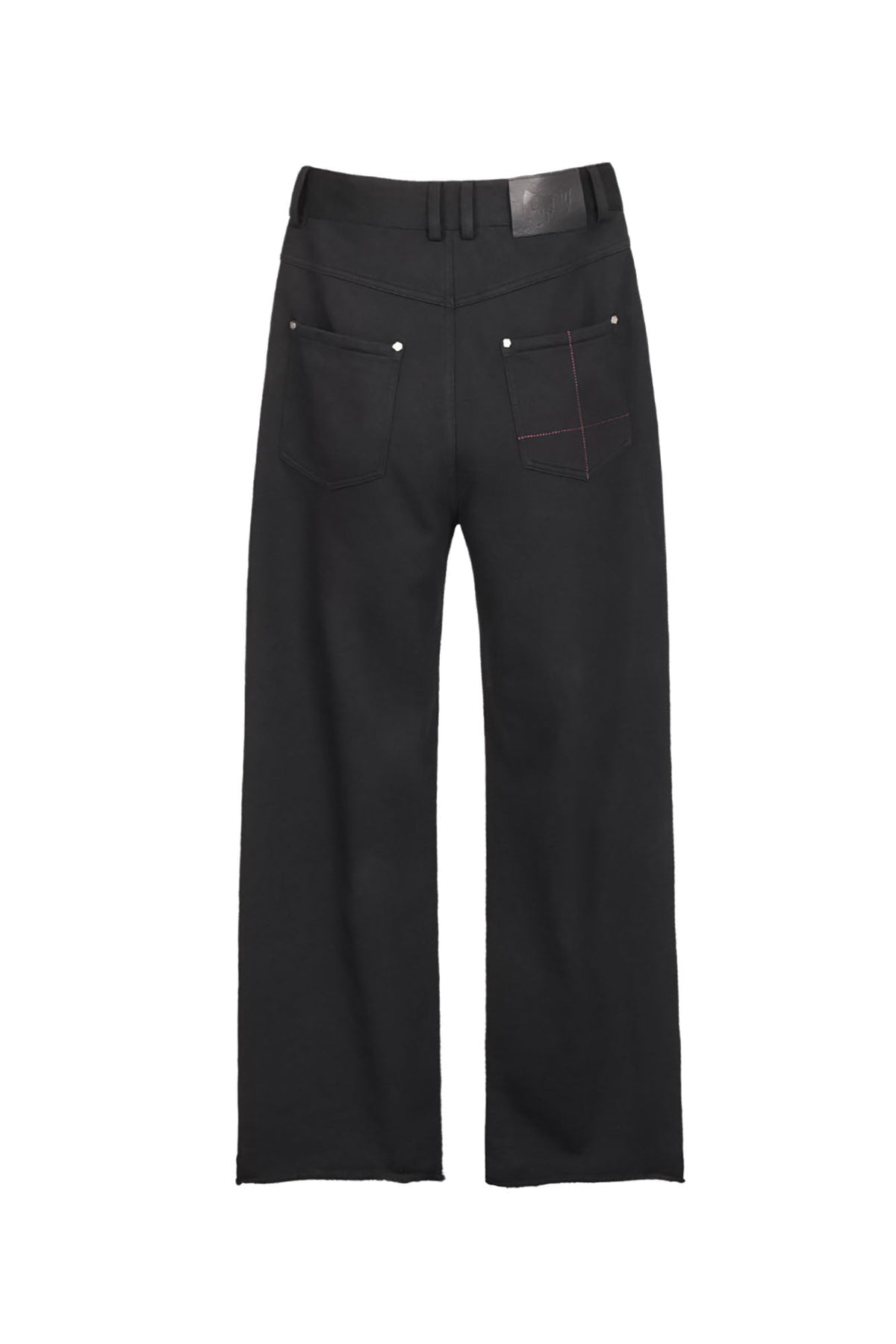 UNDERWATER Devil Embroidery Straight-Leg Pants