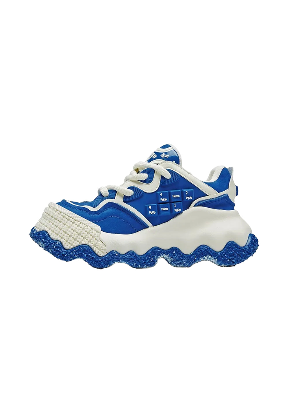 Blue Stellar Nova Chunky Sole Colorblock Sneakers