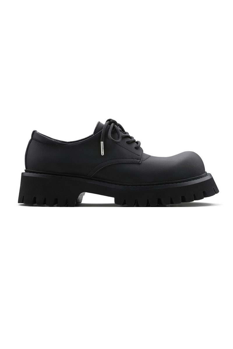 Chunky Leather Derby Shoes