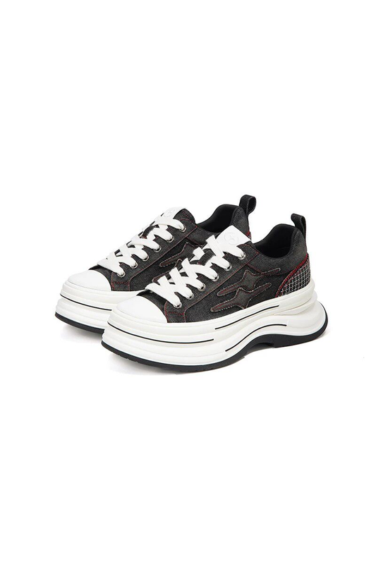 Chunky Canvas Platform Sneakers