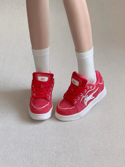 Color-Pop Low-Top Skate Sneakers