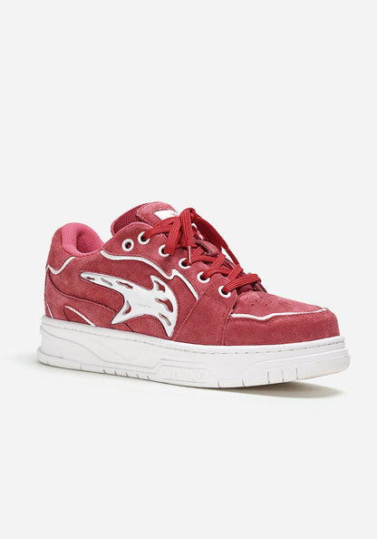 Color-Pop Low-Top Skate Sneakers