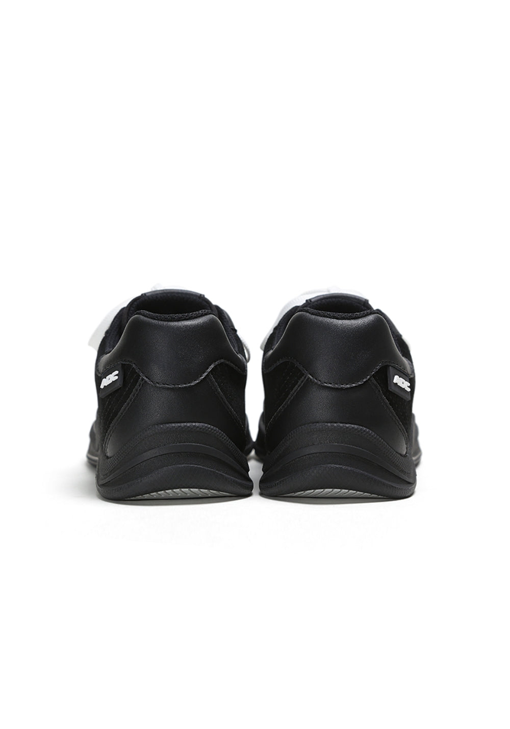 Solar-Applique Leather Court Sneakers