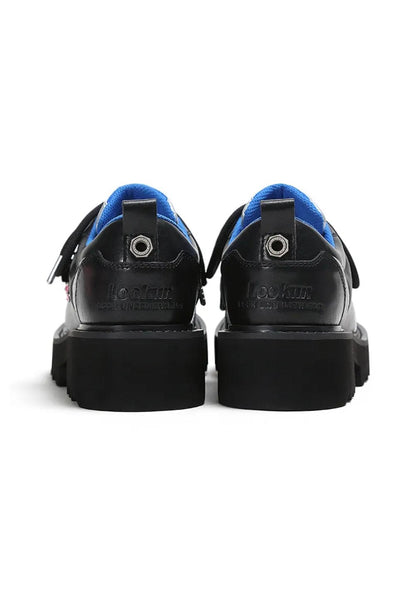 Metallic Stardust Lug-Sole Derby Shoes