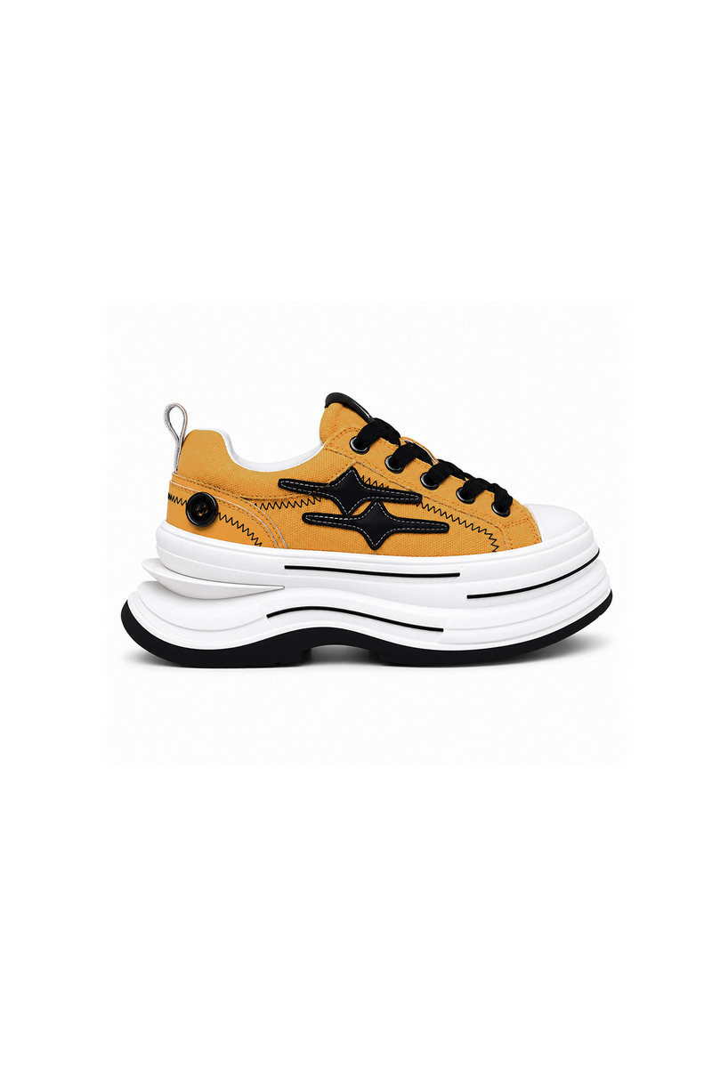 7cm Platform Canvas Sneakers