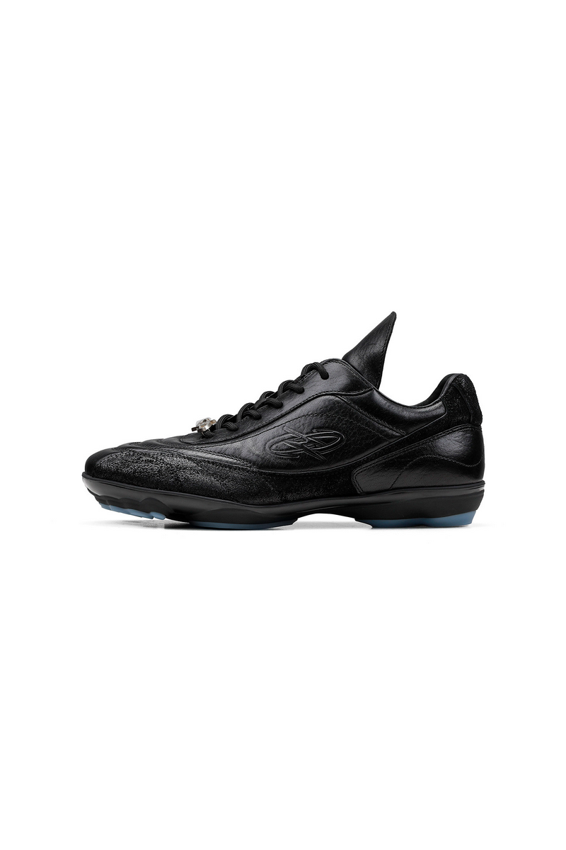 Horsehide Racing Trainer Sneakers