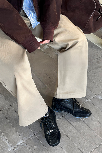Horsehide Racing Trainer Sneakers