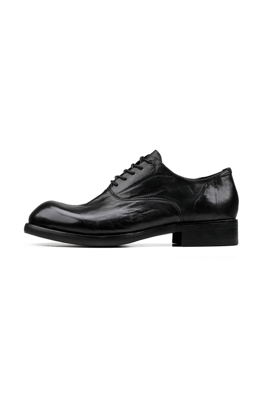 Washed Horsehide Derby Shoes