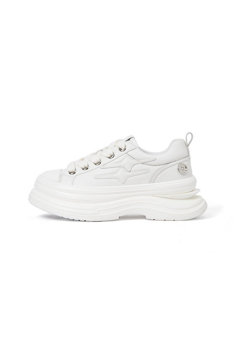 Height Boost Canvas Sneakers