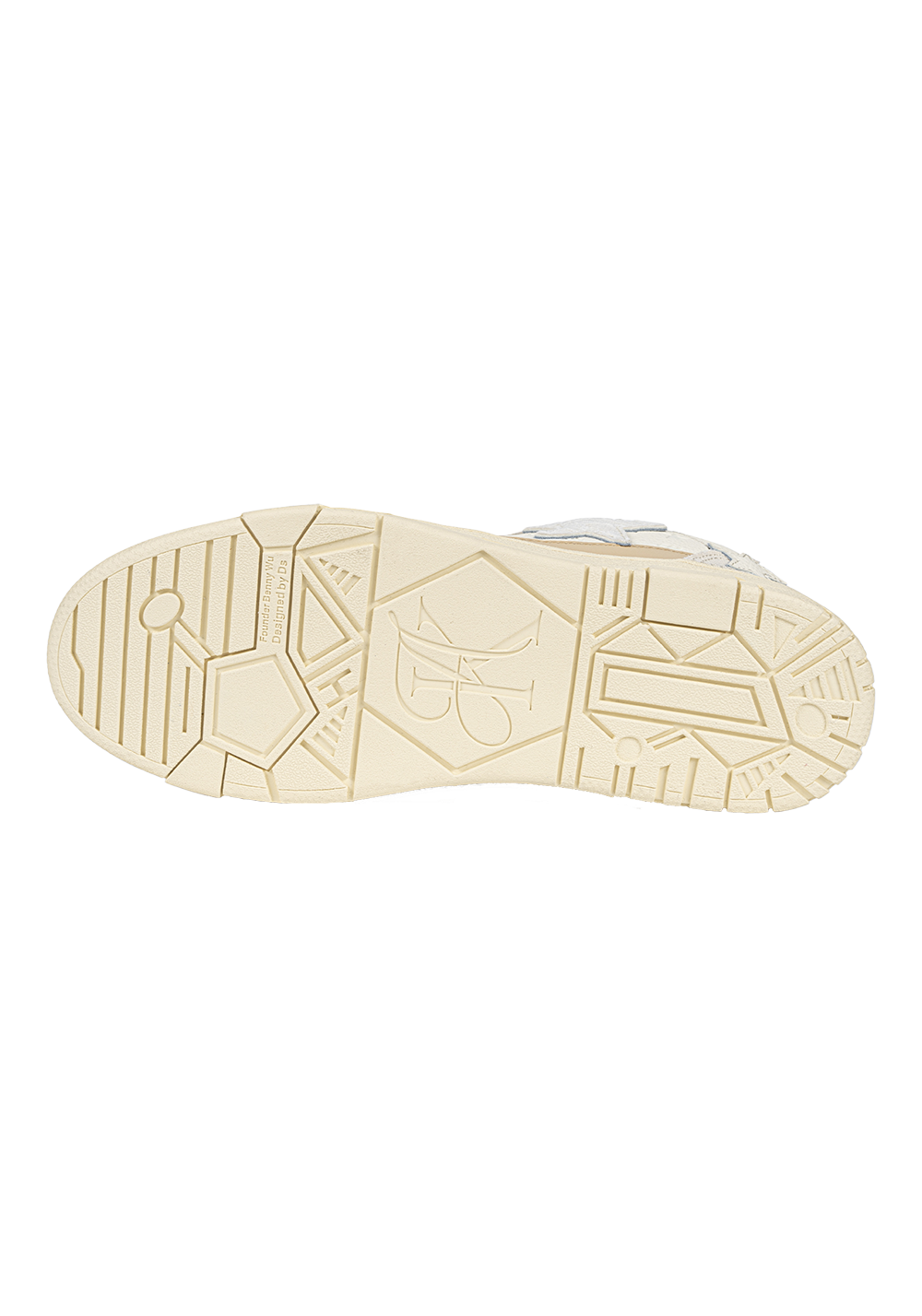 Beige Lace Star Low-Top Sneakers