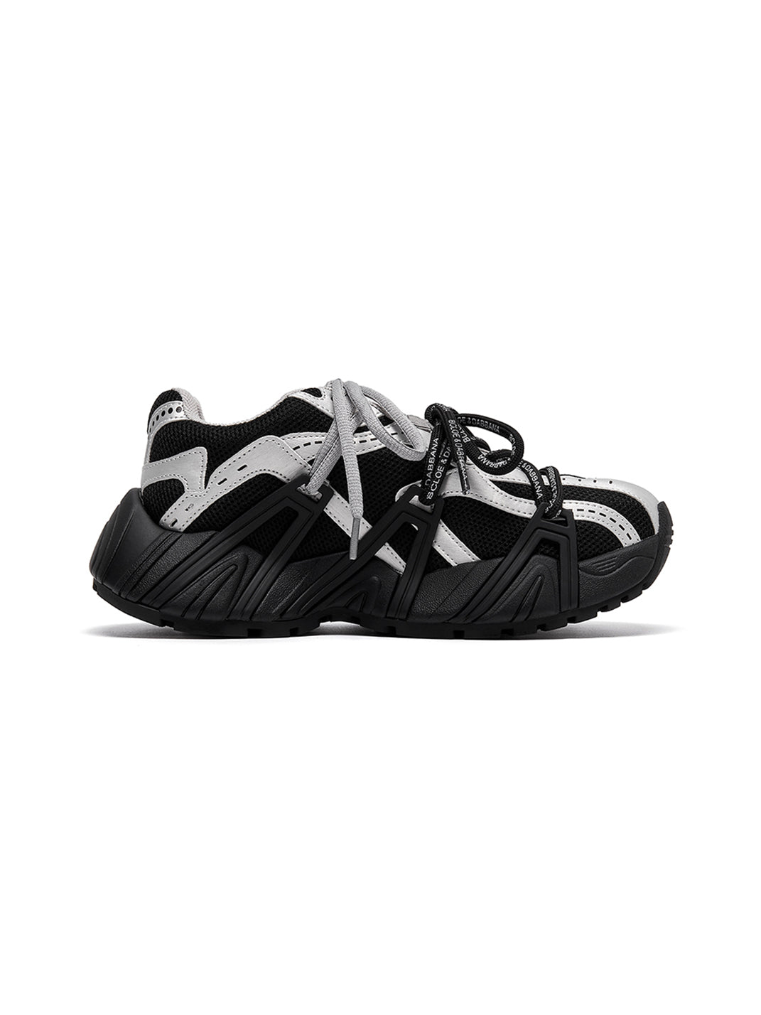 Beige Mesh Cage Runner Sneakers