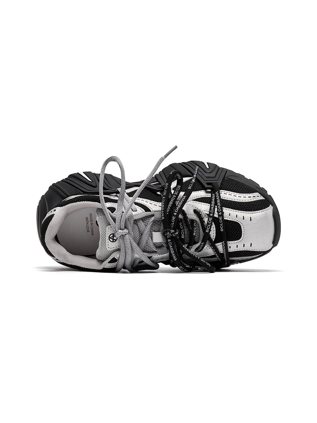 Beige Mesh Cage Runner Sneakers