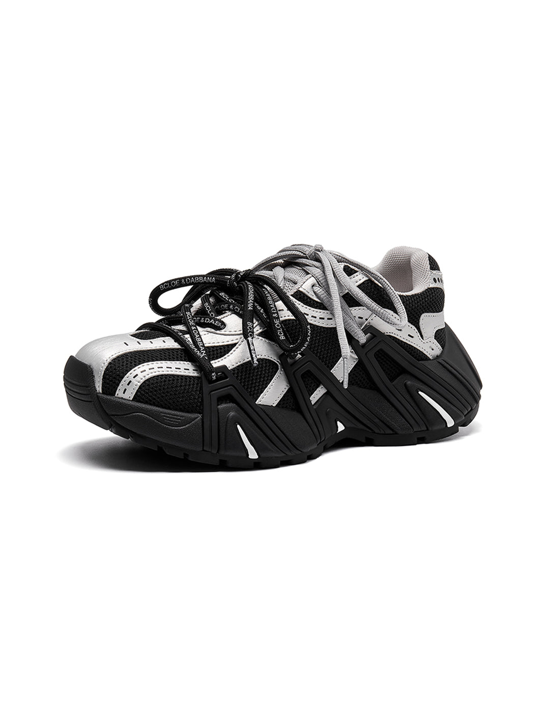 Beige Mesh Cage Runner Sneakers