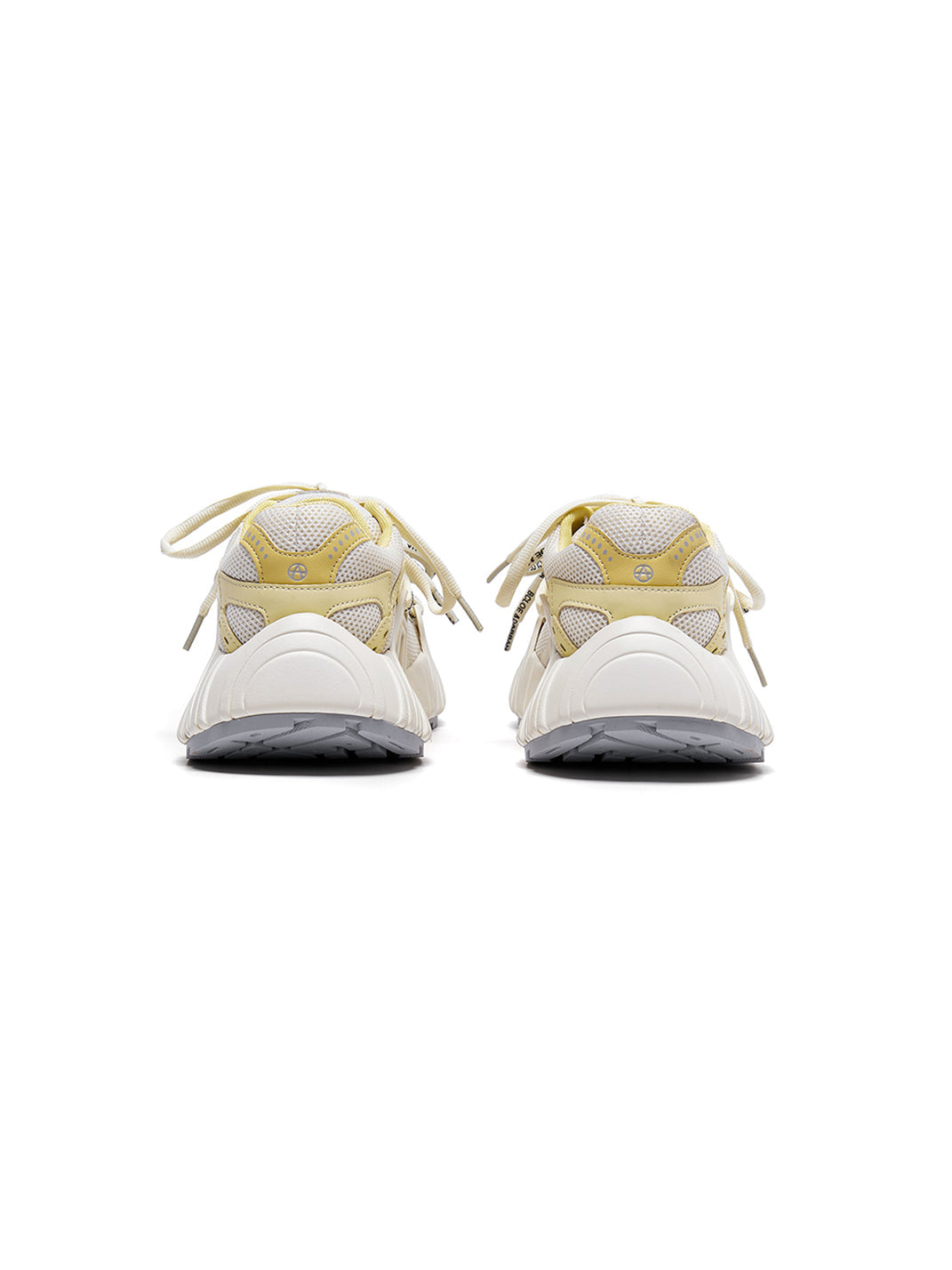 Beige Mesh Cage Runner Sneakers