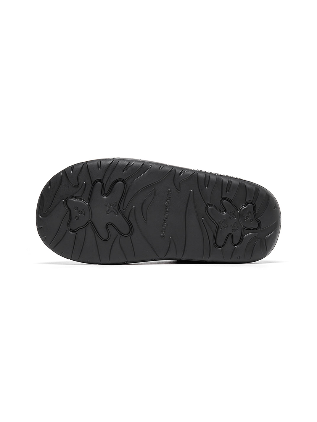 Black Fleece-Panel Platform Sneakers