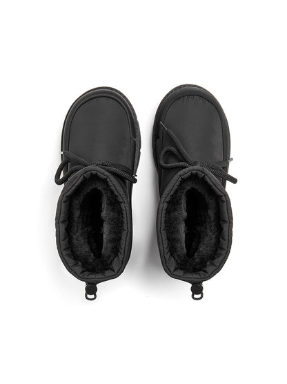 Black Padded Platform Ski Boots