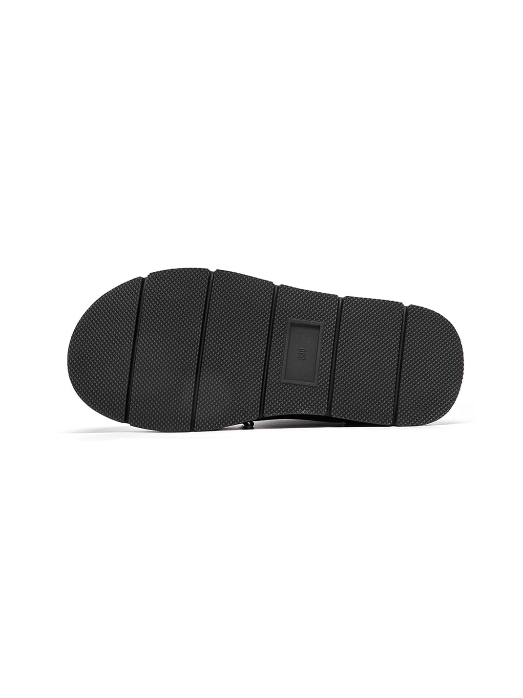 Black Padded Platform Ski Boots