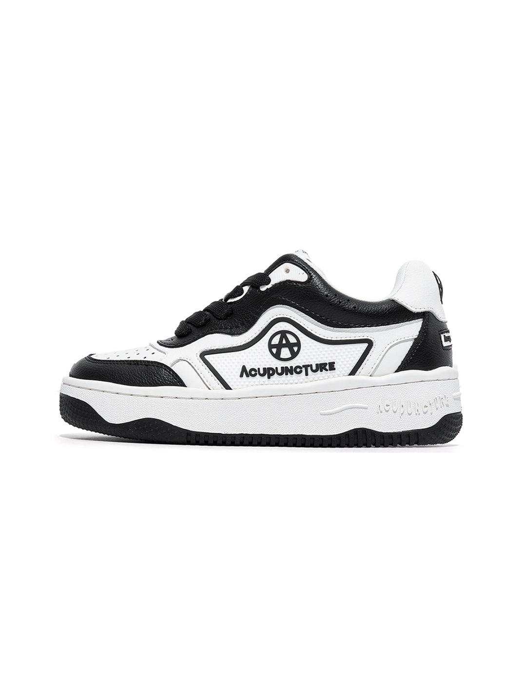 Black White Logo Skate Sneakers
