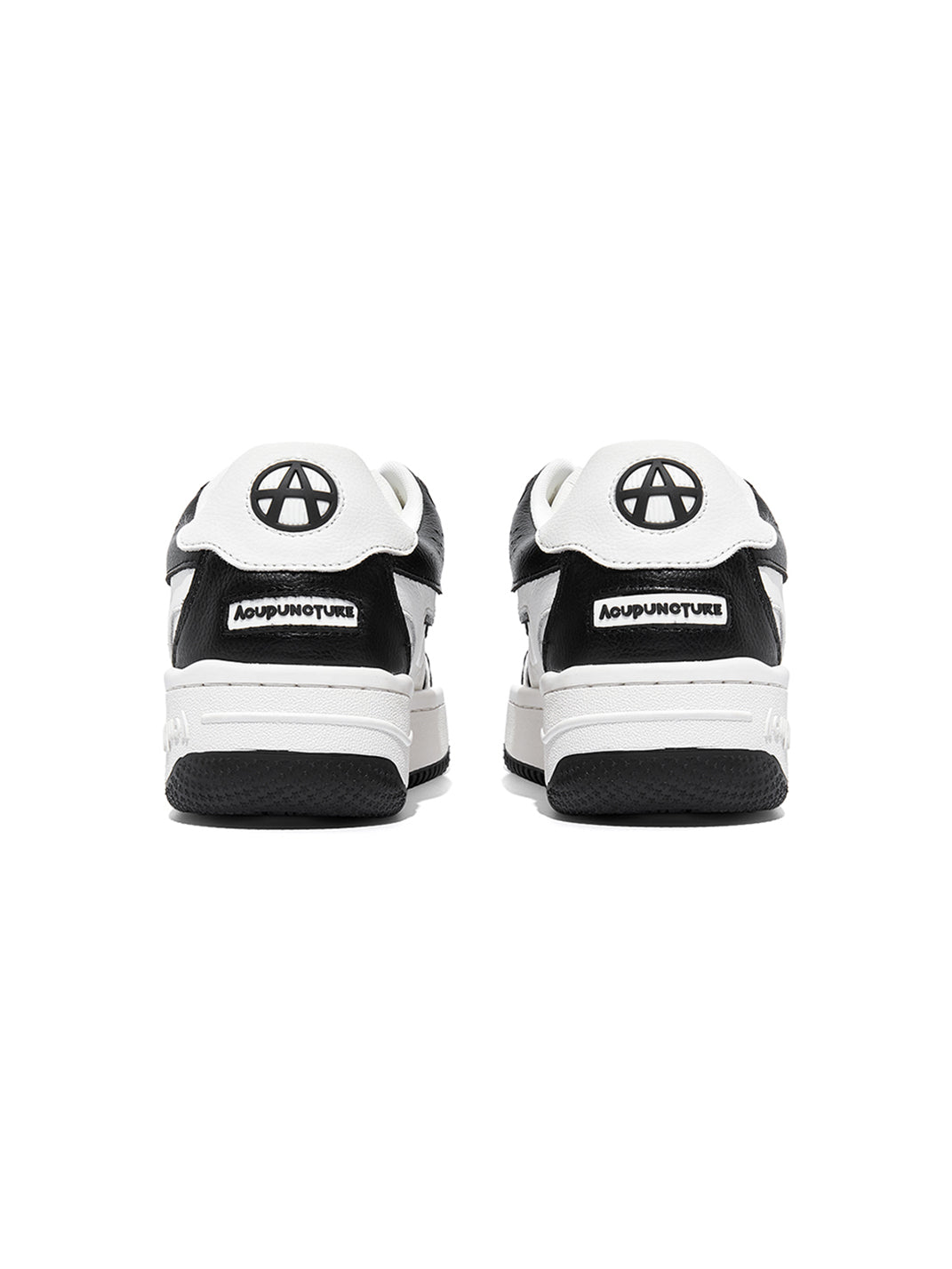 Black White Logo Skate Sneakers