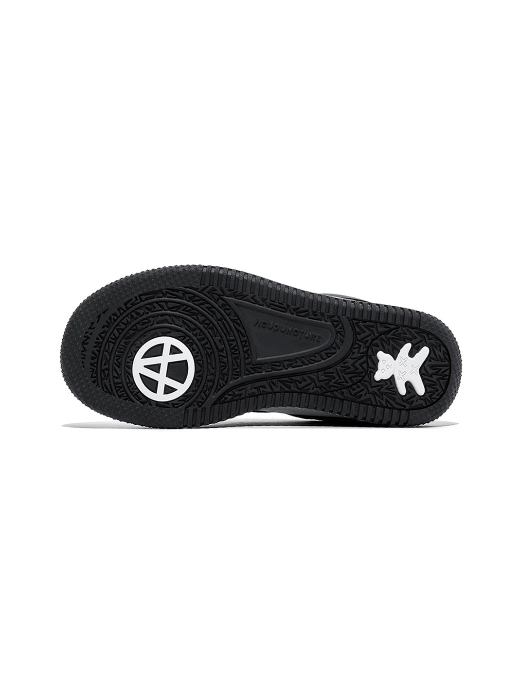 Black White Logo Skate Sneakers