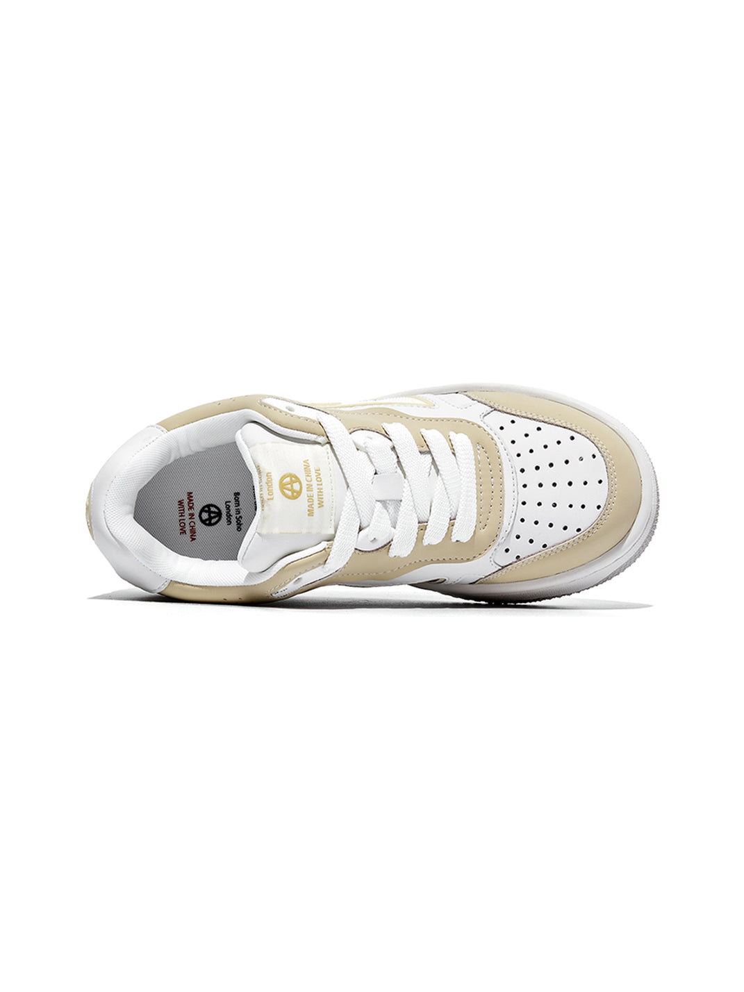 Black White Logo Skate Sneakers