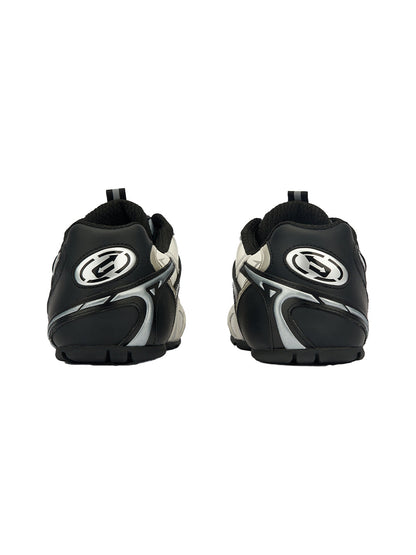 Black Yin-Yang Tech Runner Sneakers