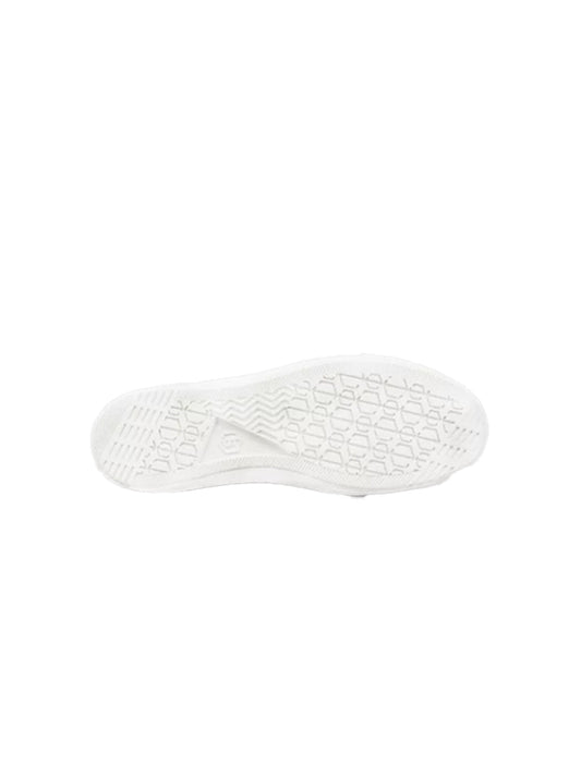 Black Contrast-Stitch Platform High-Top Sneakers