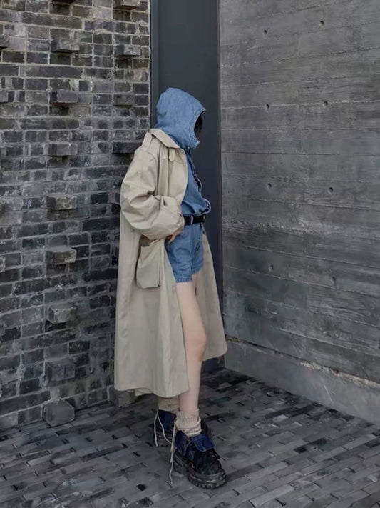 Button-Cuff Denim Platform Ankle Boots