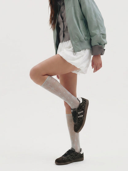 Forest Leopard-Print Gum-Sole Low-Top Sneakers