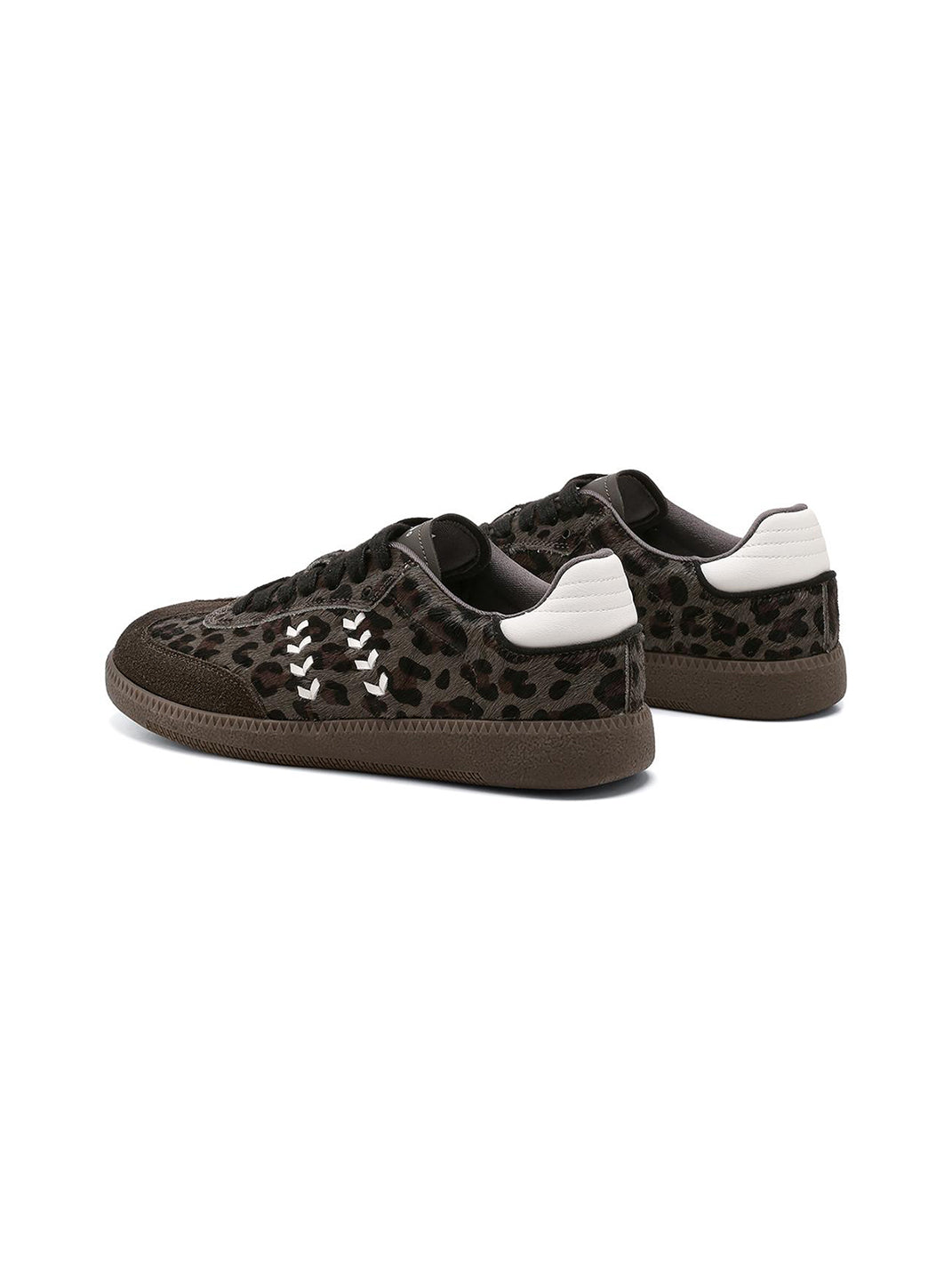 Forest Leopard-Print Gum-Sole Low-Top Sneakers