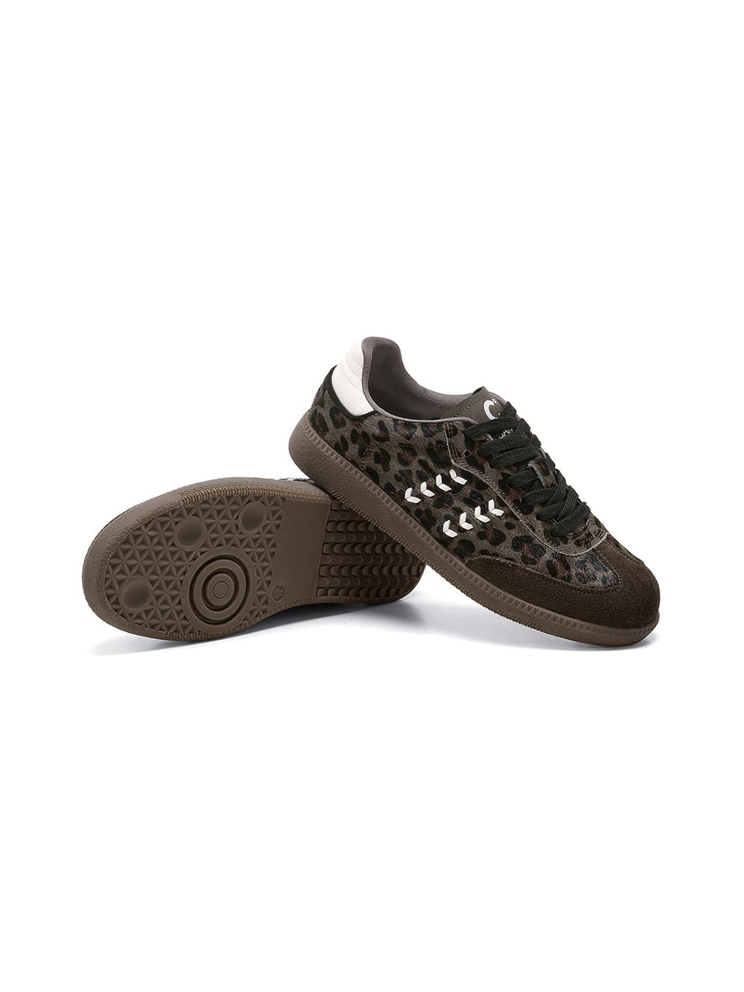 Forest Leopard-Print Gum-Sole Low-Top Sneakers