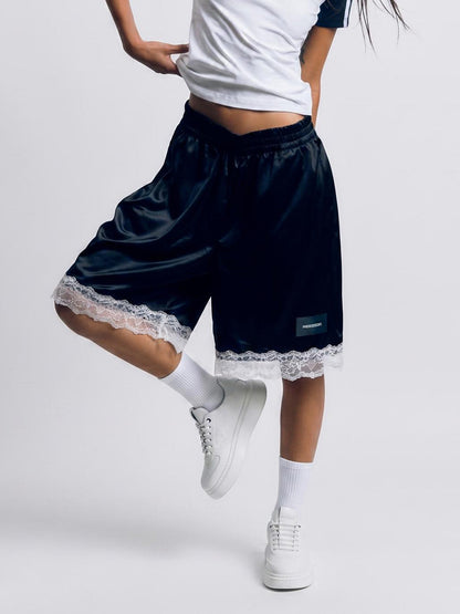 White Monogram-Texture Chunky Platform Sneakers