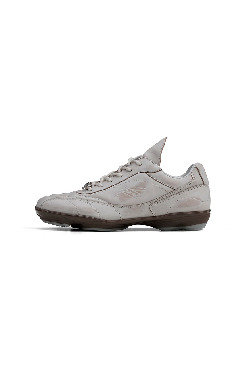 Retro Leather Racing Sneakers