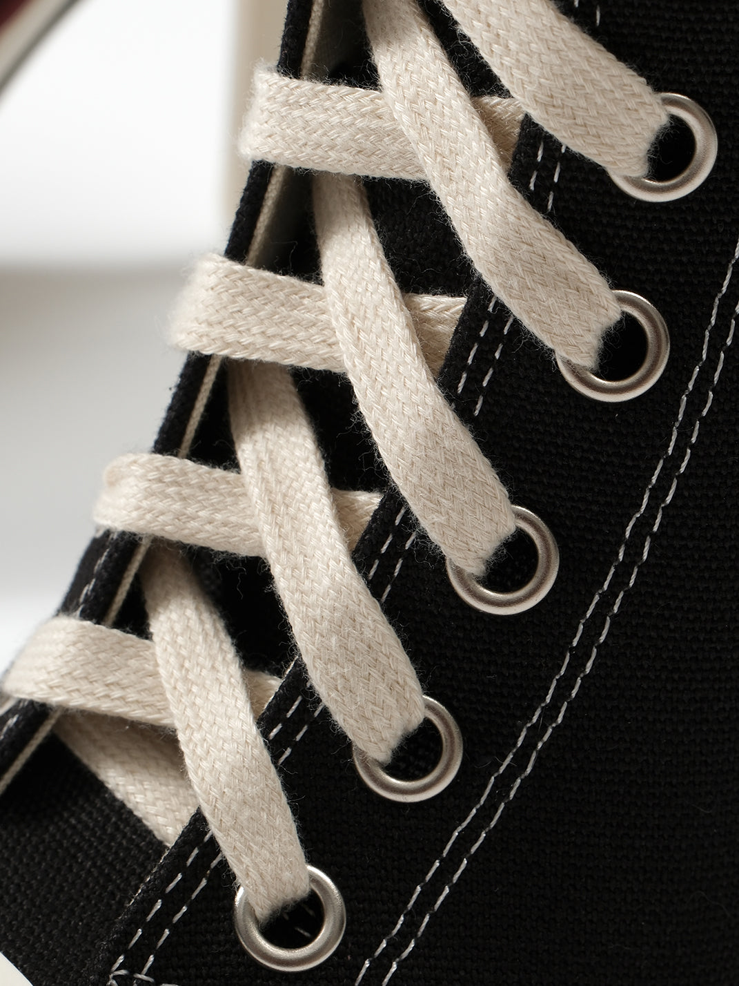 Canvas Lace-Up Stiletto Sneaker Boots
