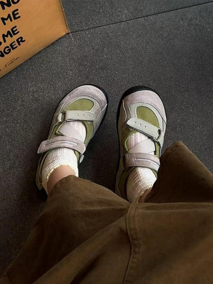 Sage Utility-Strap Trail Sneakers