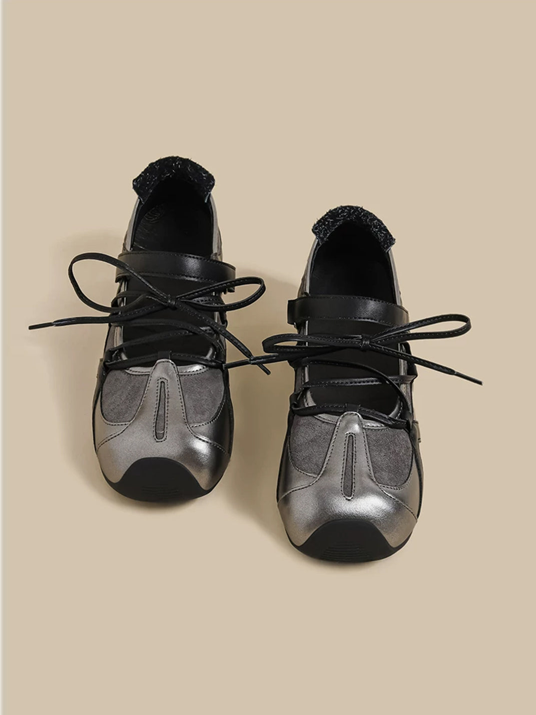 Multi-Strap Cutout Mesh Trainer Sneakers