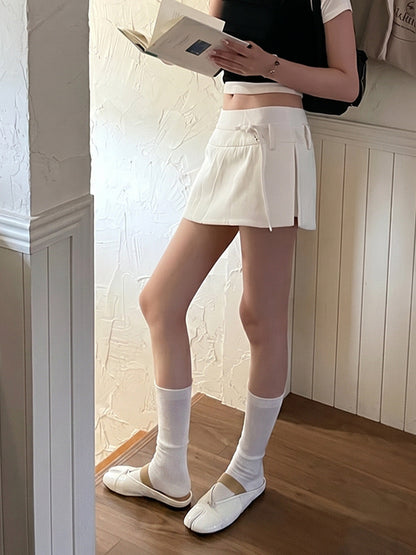 Minimal Split-Toe Open-Back Flats