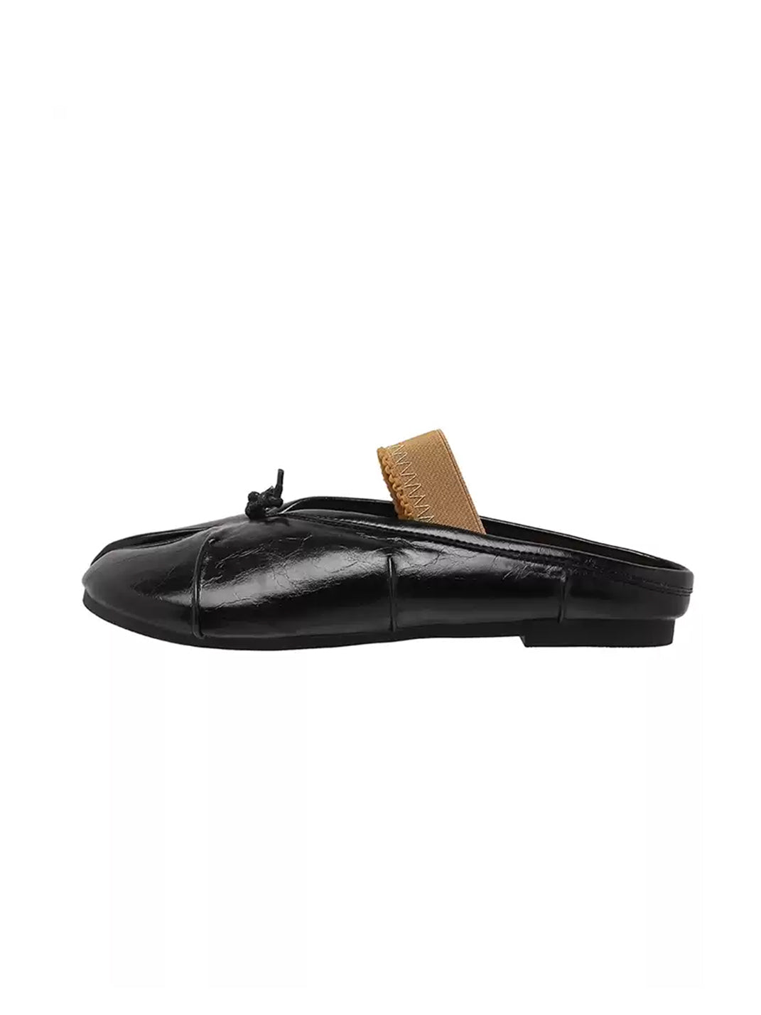 Minimal Split-Toe Open-Back Flats
