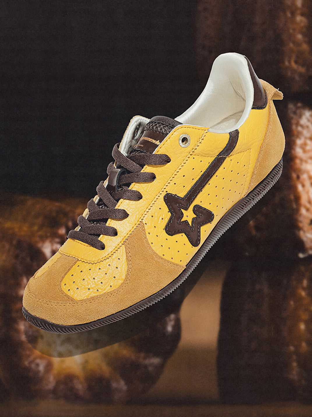 Collegiate Suede Low-Profile Trainers