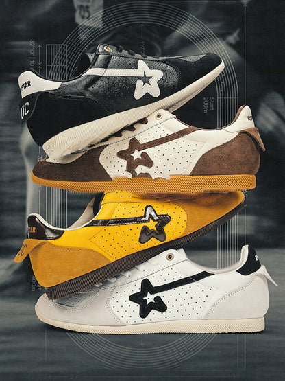 Collegiate Suede Low-Profile Trainers