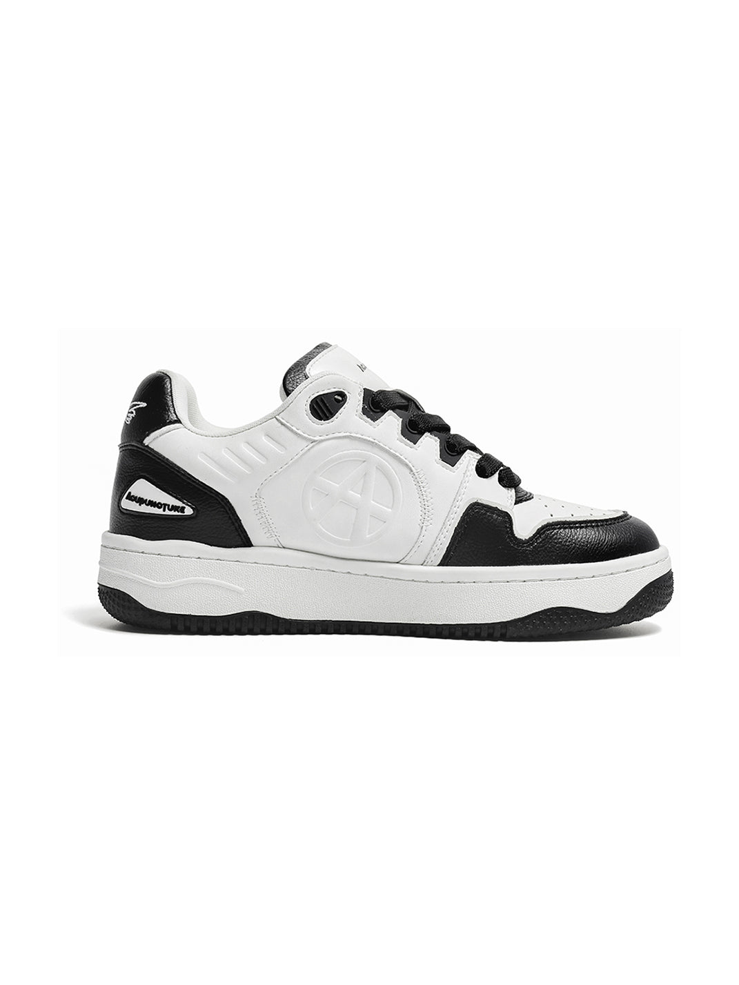 Circle-Logo Colorblock Skate Sneakers