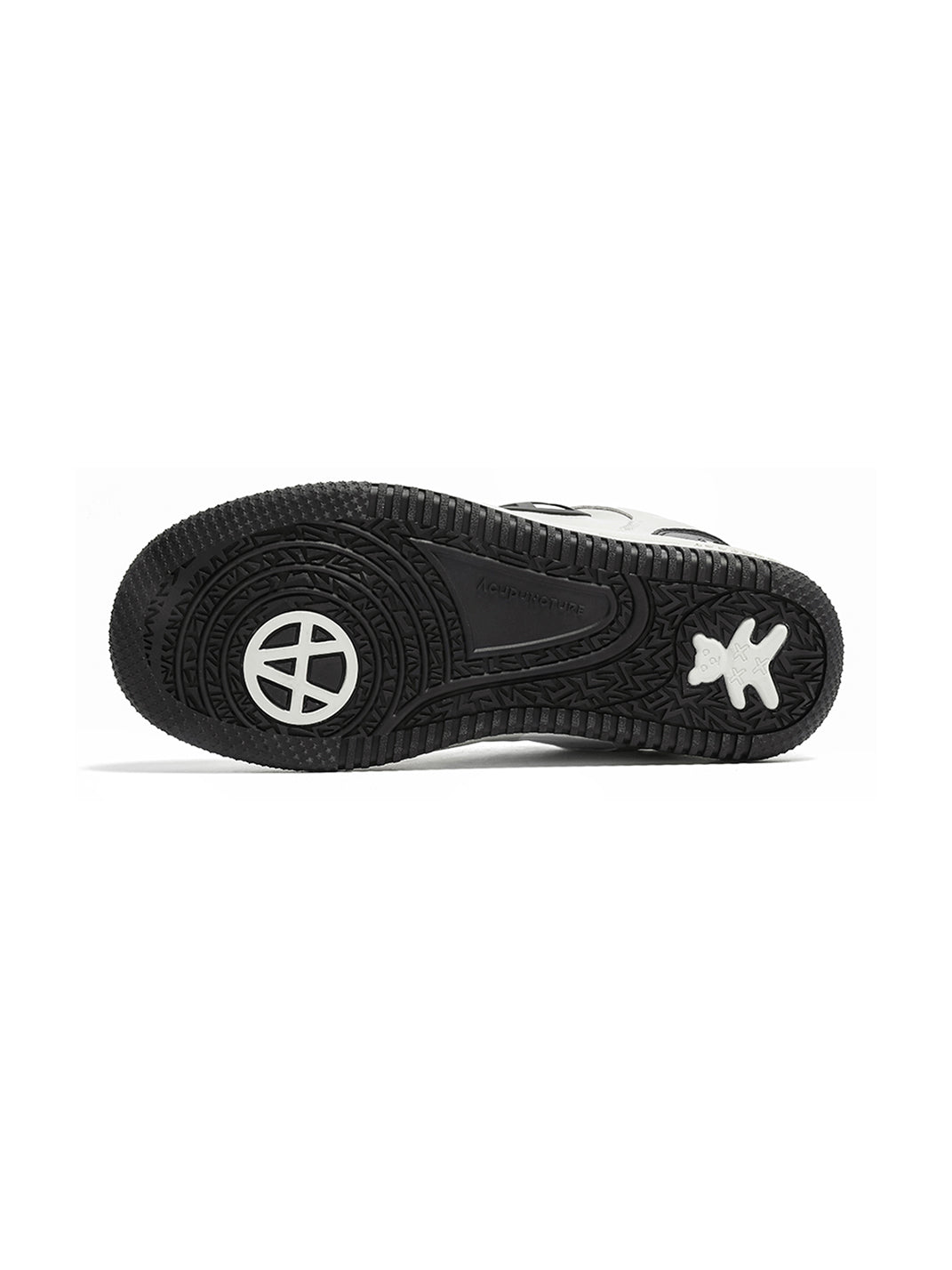 Circle-Logo Colorblock Skate Sneakers
