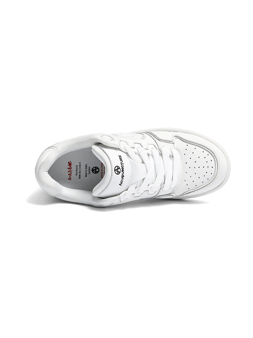 Circle-Logo Colorblock Skate Sneakers