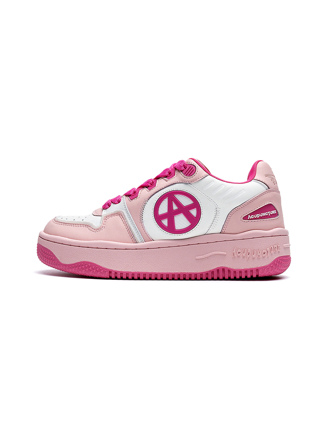 Circle-Logo Colorblock Skate Sneakers